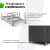 Баскетбольная стойка UNIX Line B-Stand-TG PRO 72"x42" (180 х 105 см) R45 H120-305 см