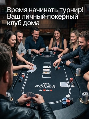 Игровой стол – покер DFC RAYKEEP 84", на 10 мест, складной