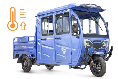 Грузовой электротрицикл Rutrike Рейс обогрев 1300 60V1200W