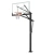 Баскетбольная стойка стационарная UNIX Line B-Stand-PC 72"x42" (180 х 105 см) R45 H230-305 см