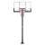 Баскетбольная стойка стационарная UNIX Line B-Stand-PC 54"x32" (140 х 80 см) R45 H230-305 см