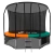 Батут Scholle Космический Близнец (Space Twin) Зеленый/Оранжевый 12 футов