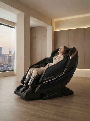 Массажное кресло Meridien, HOUSTON, черное