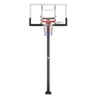 Баскетбольная стойка стационарная UNIX Line B-Stand-TG 54"x32" (140 х 80 см) R45 H230-305 см