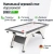 Игровой стол UNIX Line Аэрохоккей (214х112 cм) White Игровой стол UNIX Line Аэрохоккей (214х112 cм) White