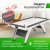 Игровой стол UNIX Line Аэрохоккей (214х112 cм) White Игровой стол UNIX Line Аэрохоккей (214х112 cм) White