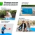 Всепогодный теннисный стол UNIX Line для улицы outdoor 14 мм SMC, синий